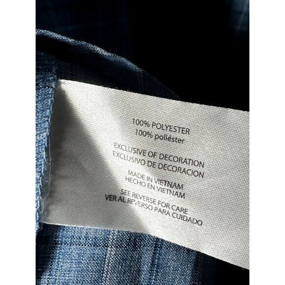 ORVIS MENS SHORT SLEEVE PLAID BUTTON‎ FRONT SHIRT (XXL) EUC GENTLY WORN G-98 - Picture 4 of 5